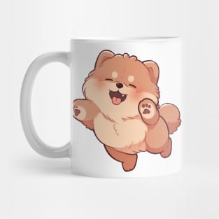 Cute Chow Chow Jumping Mug